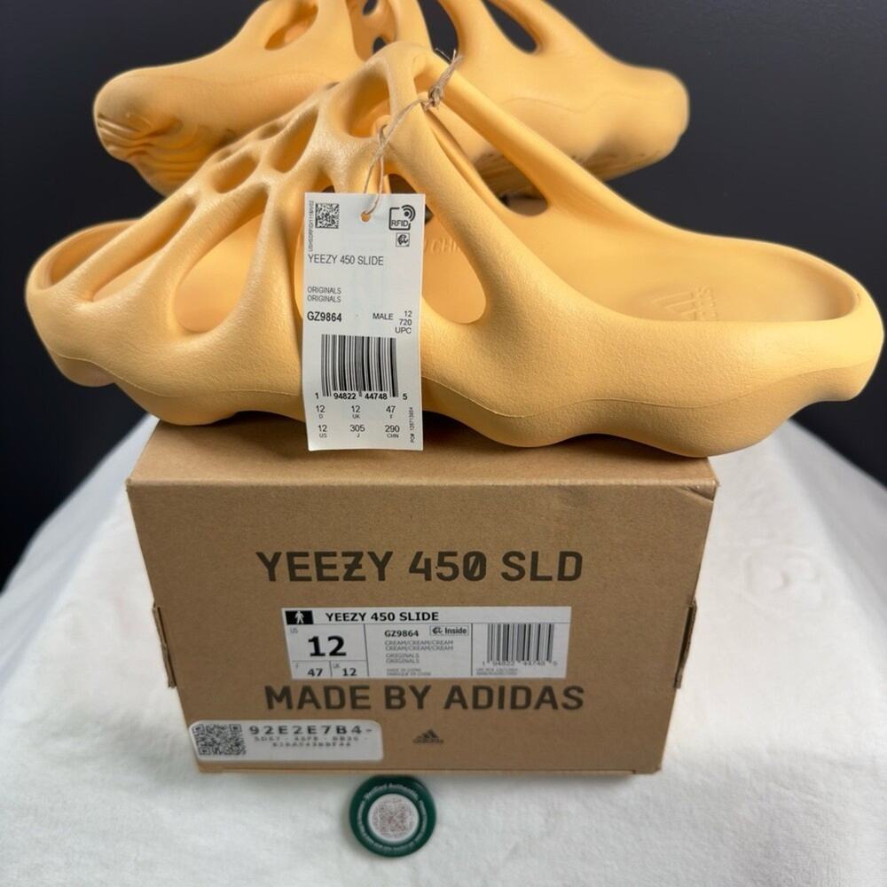 Yeezy 450 Slide ‘Cream’ | GZ9864 | 12M | OG All - Picture 13 of 13